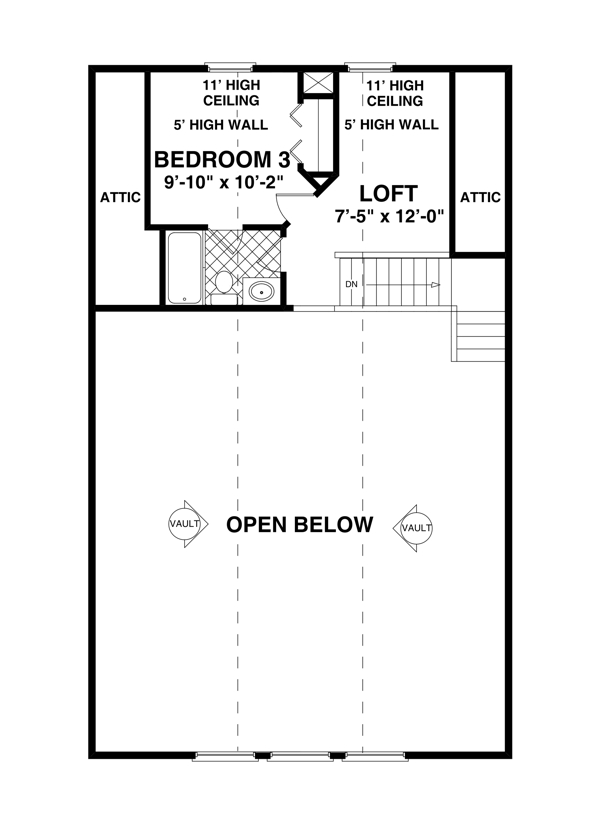 Upper Level Floorplan